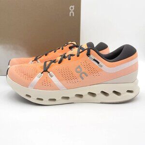 On Cloud Cloudsurfer 2 Men's Size 14 Running Sneaker Tangerine Ivory Orange